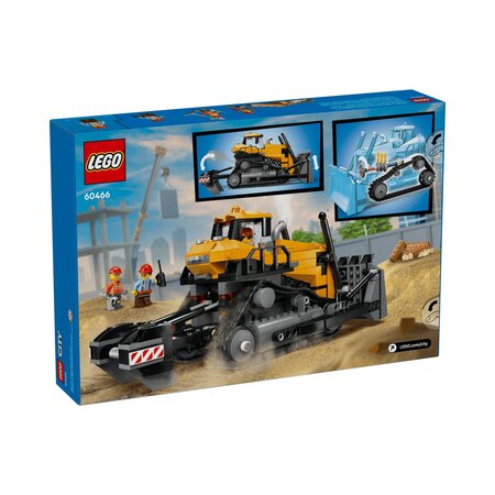 Buldozer galben, 8 ani+, 60466, 682 piese, Lego City 782697