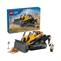 Buldozer galben, 8 ani+, 60466, 682 piese, Lego City