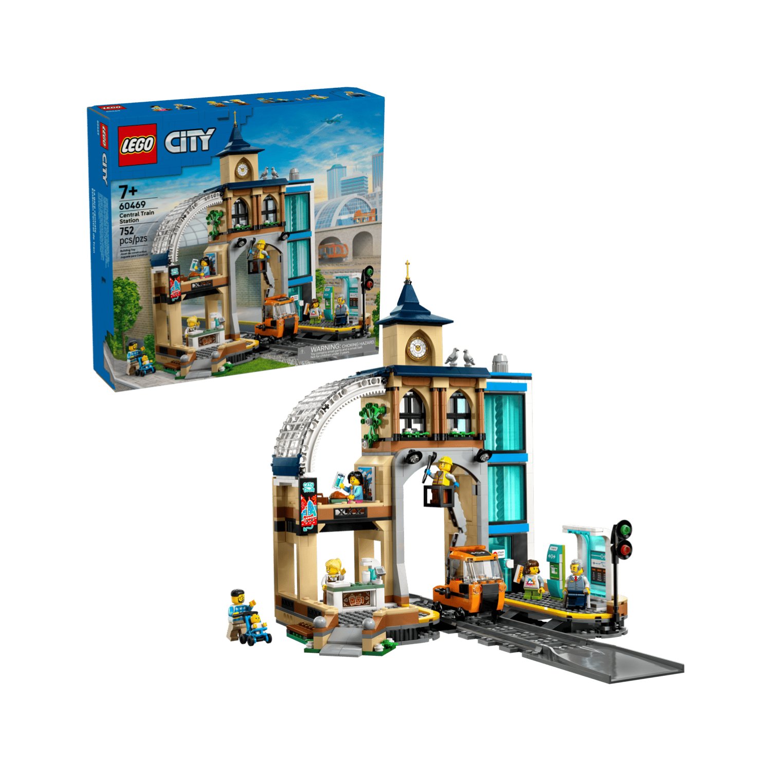 Gara Centrala, 7 ani+, 60469, 752 piese, Lego City