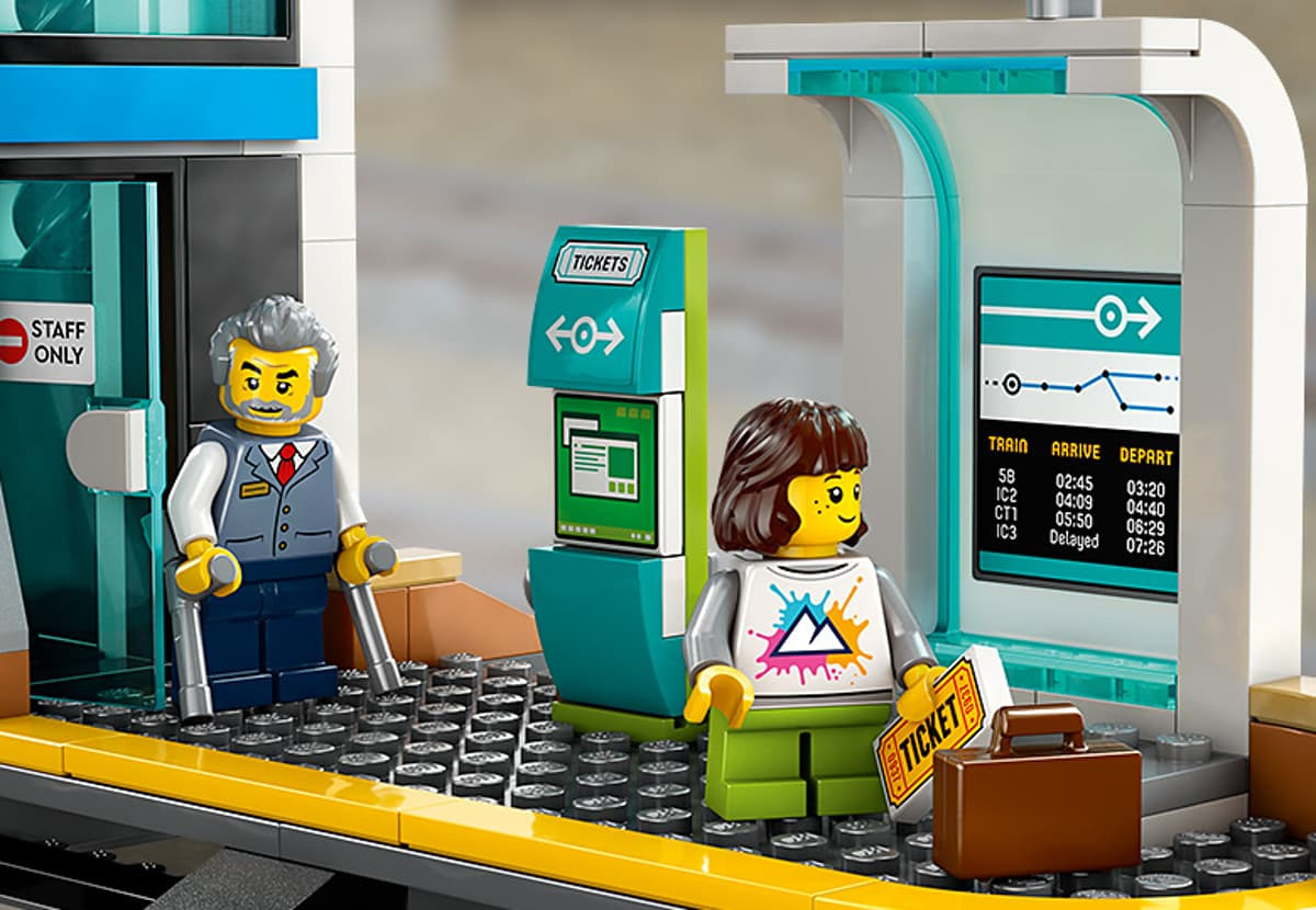 LEGO City pasageri gara centrala