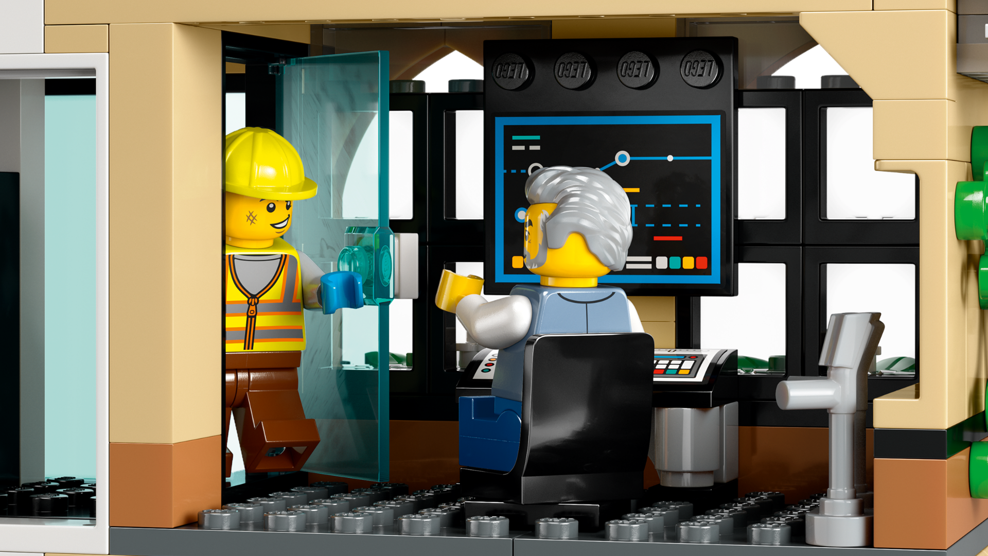 LEGO City camera de comanda gara