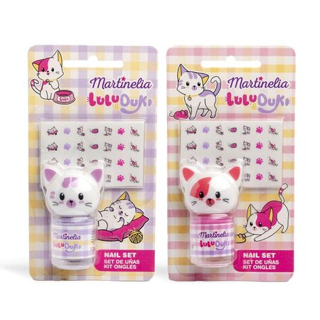 Set pentru unghii, Lulu si Duki, +3 ani, 1 bucata, Martinelia 782769