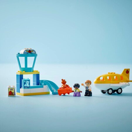 Prima oara la aeroport, 2 ani+, 10443, 23 piese, Lego Duplo 782813