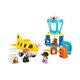 Prima oara la aeroport, 2 ani+, 10443, 23 piese, Lego Duplo 782814