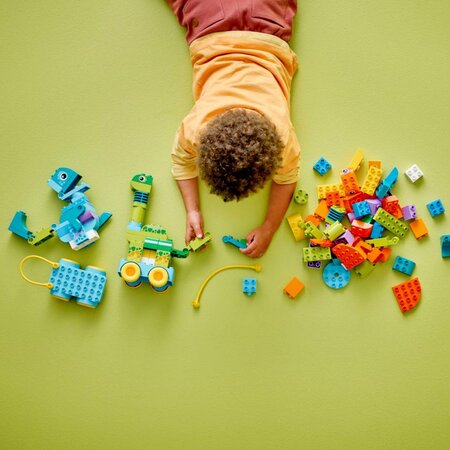 Dinozauri pe roti 3 in 1, 3 ani+, 10451, 108 piese, Lego Duplo 782824
