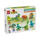 Dinozauri pe roti 3 in 1, 3 ani+, 10451, 108 piese, Lego Duplo 782832