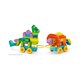 Dinozauri pe roti 3 in 1, 3 ani+, 10451, 108 piese, Lego Duplo 782829