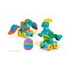 Dinozauri pe roti 3 in 1, 3 ani+, 10451, 108 piese, Lego Duplo 782831