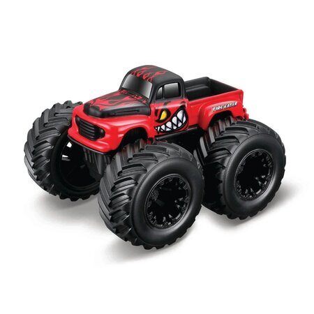 Masinuta metalica  Dirt Monster cu roti mari, 7.5 cm, 3 ani+, 1 buc, Maisto 782836