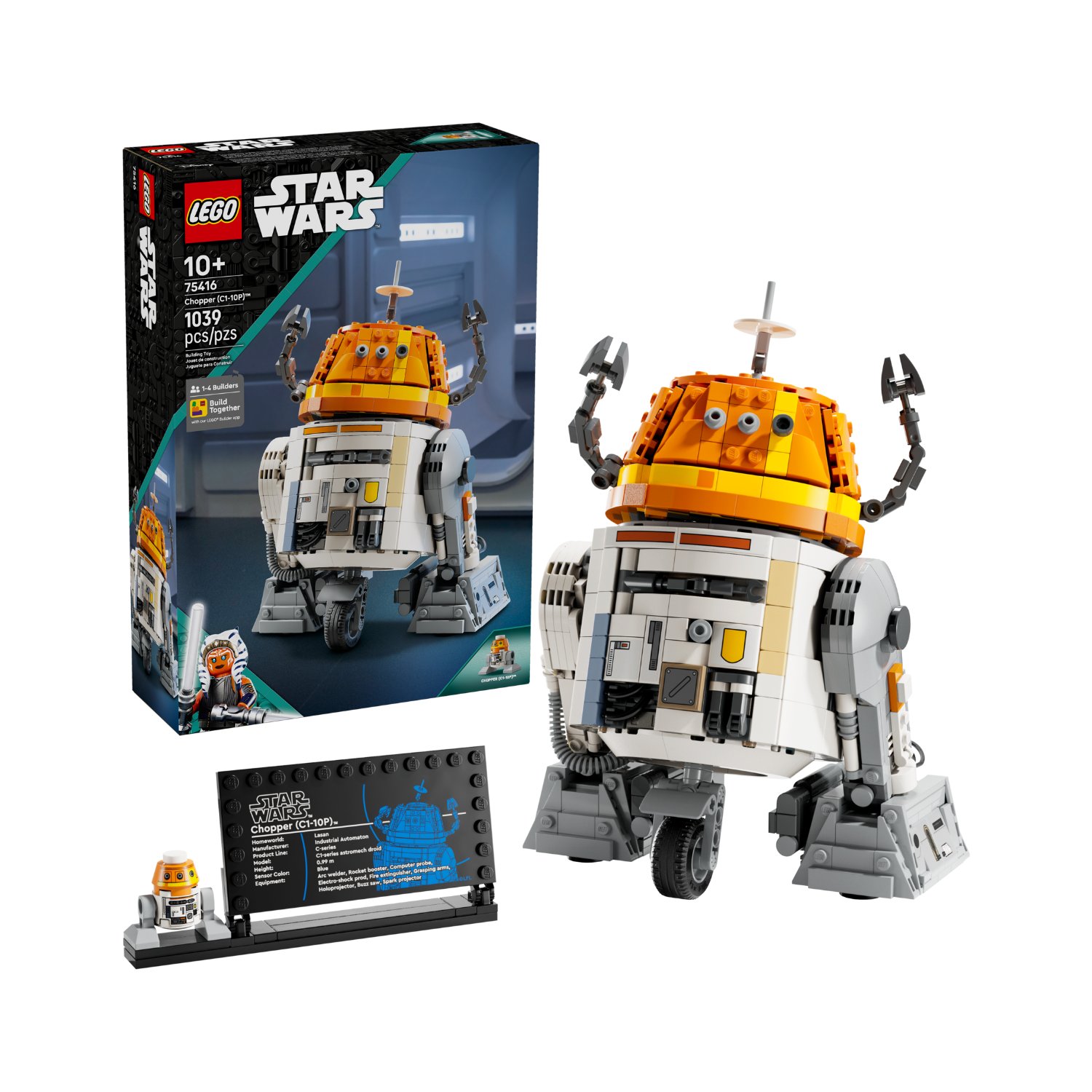 Droid Astromech Chopper (C1-10P), 10 ani+, 75416, 1039 piese, Lego Star Wars