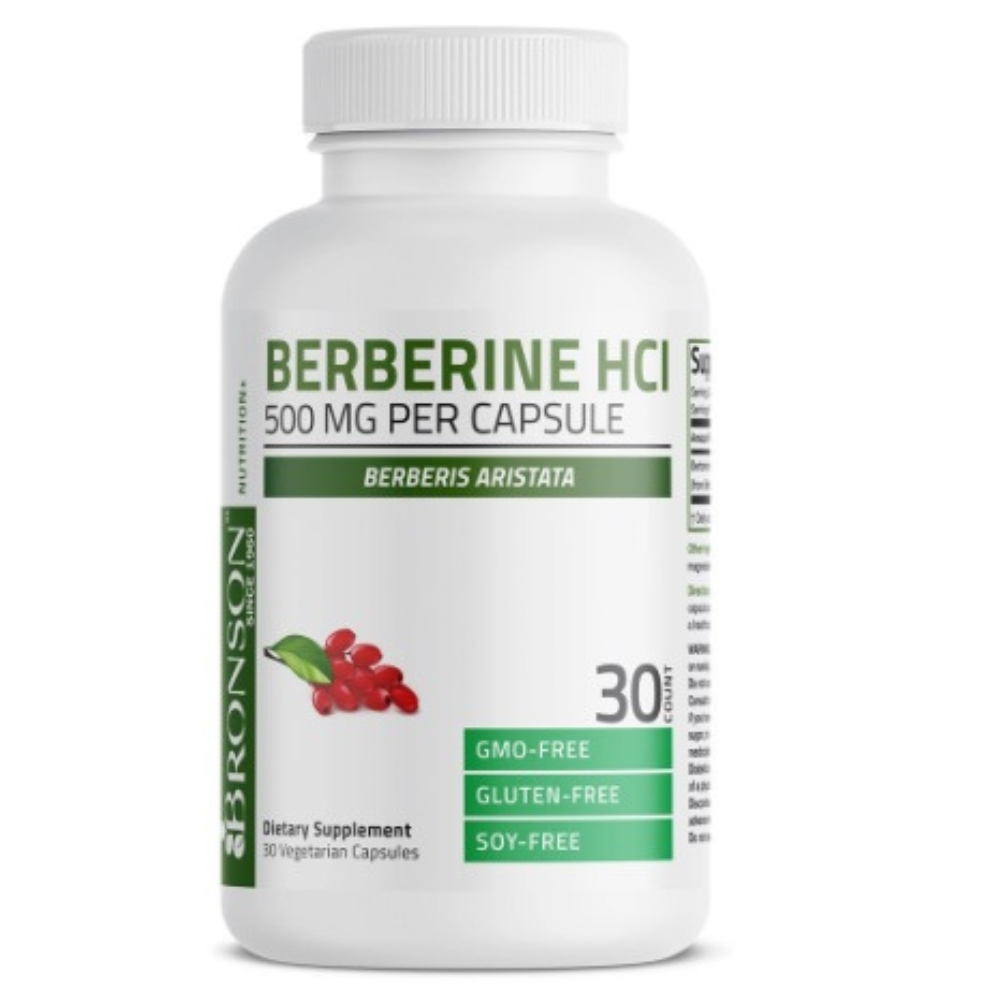 Berberina, 500 mg, 30 capsule, Bronson
