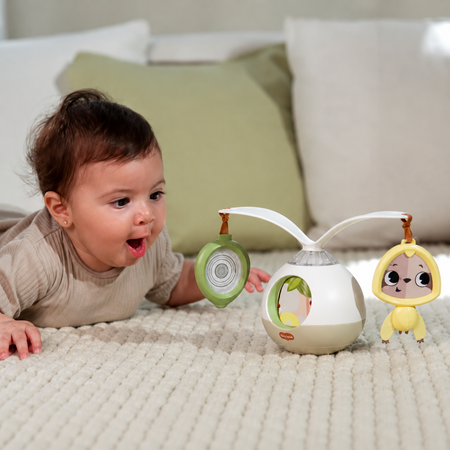Carusel Muzical mobil 2 in 1, Tummy Time - Boho Chic, 0 luni+, Tiny Love 783015