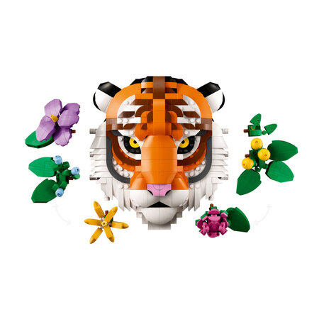 Colectia de fauna, Tigru, +18 ani, 31217, 744 piese, Lego 783053
