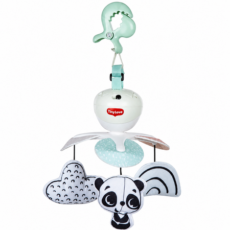 Carusel Muzical Mobil 3-In-1, Take-Along - Black & White Decor, 0 luni+, Tiny Love 783105