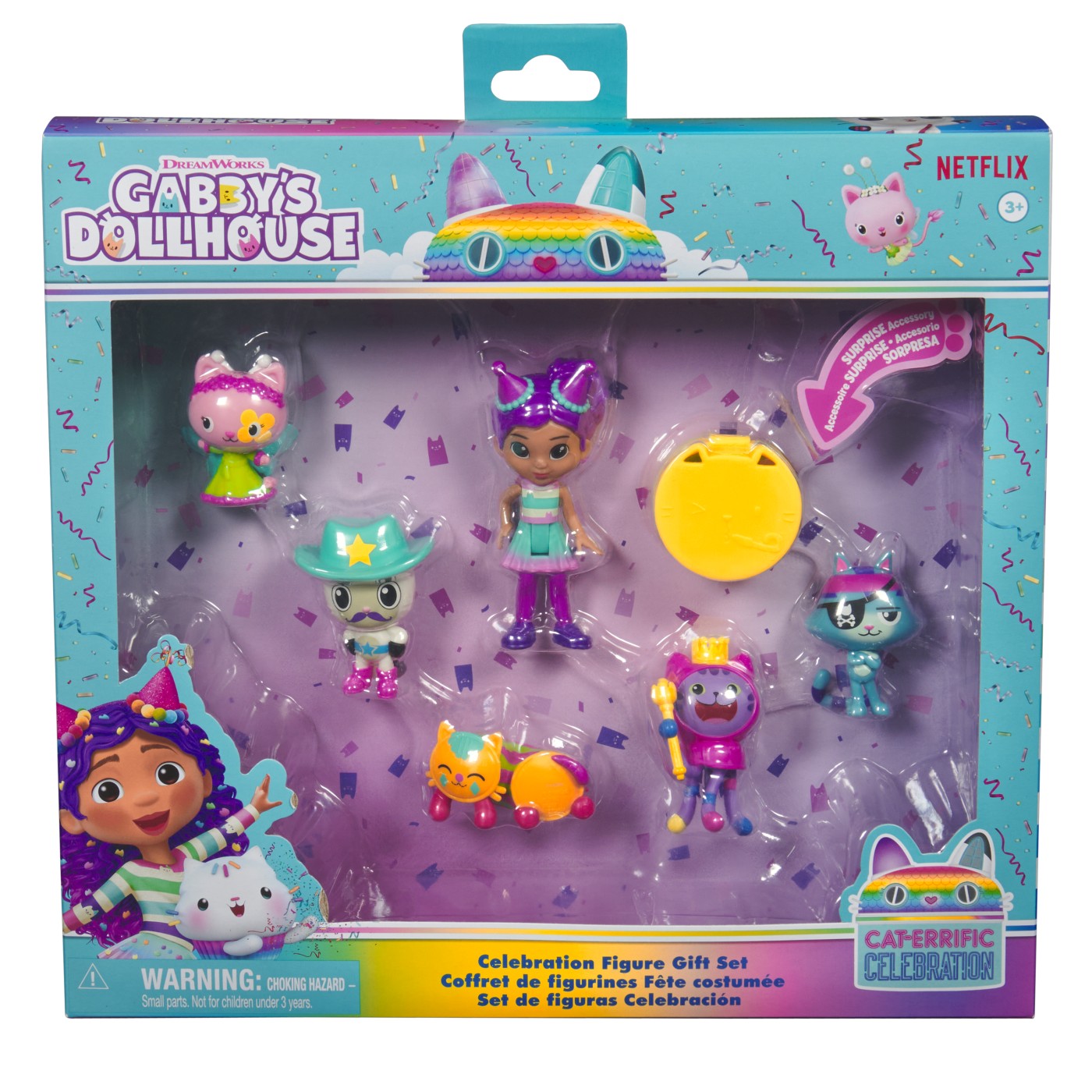Set cadou cu figurine, Gabby's Dollhouse