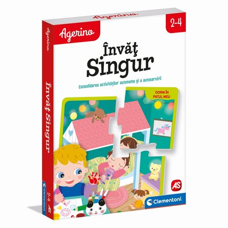 Joc educativ Invat Singur Agerino, 2-4 ani, Clementoni 783137