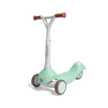 Tricicleta transformabila 2 in 1 Ride On, Verde Menta, 1-4 ani, Chicco 783169