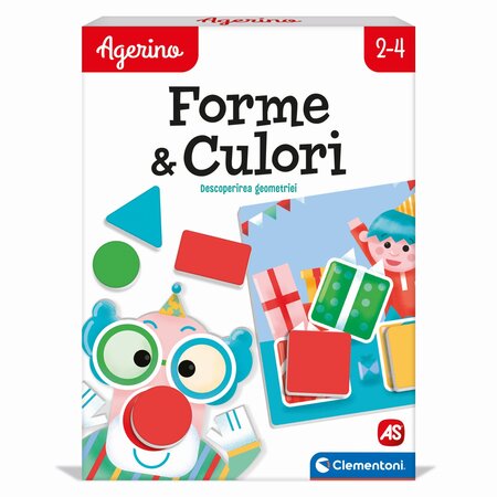 Joc educational interactiv Forme si Culori Agerino, 2-4 ani, Clementoni 783149
