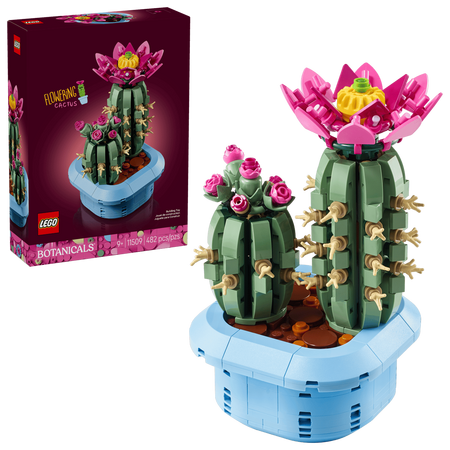 Cactus inflorit Botanicals, +9 ani, 11509, 482 piese, Lego