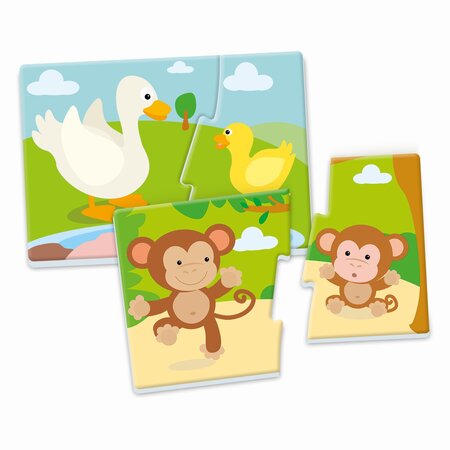 Joc educativ Mamici si Pici Agerino, 2-4 ani, Clementoni 783161