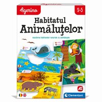 Joc educativ Habitatul Animalutelor Agerino, 3-5 ani, Clementoni