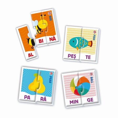 Joc educativ Silabele Agerino, 4-6 ani, Clementoni 783210