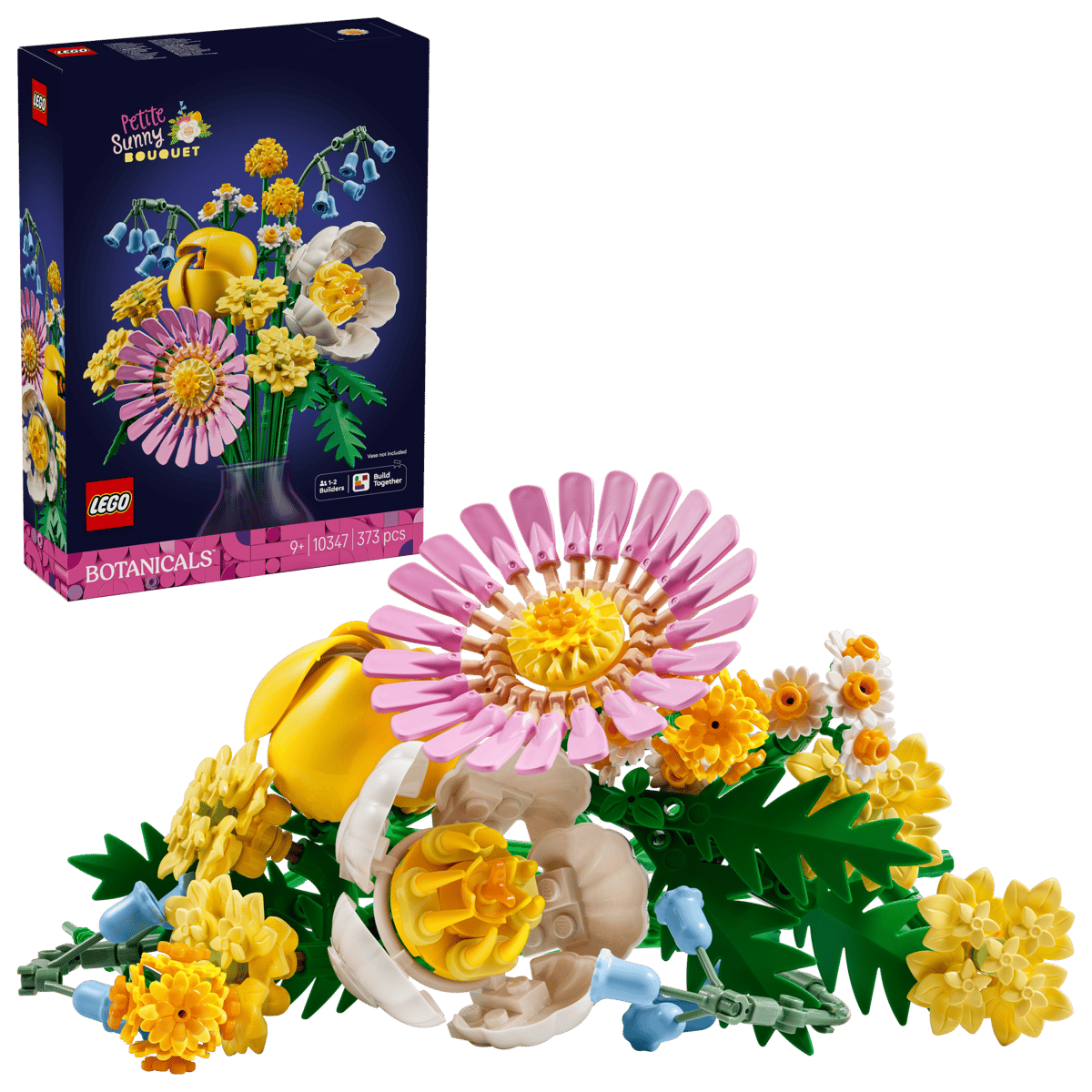 Mic buchet de flori pastel Botanicals, +9 ani, 10347, 373 piese, Lego