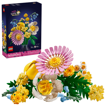 Mic buchet de flori pastel Botanicals, +9 ani, 10347, 373 piese, Lego