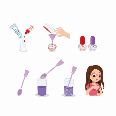 Stiinta si joaca, Laboratorul de manichiura, 8 ani+, Clementoni 783239