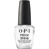 Lac de unghii transparent top coat cu efect lucios Mirror Shine Nail Lacquer, 15 ml, OPI