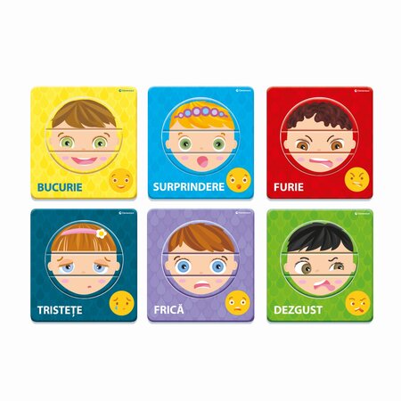 Joc educativ Emotiile pe fata mea Agerino, 2-4 ani, Clementoni 783219