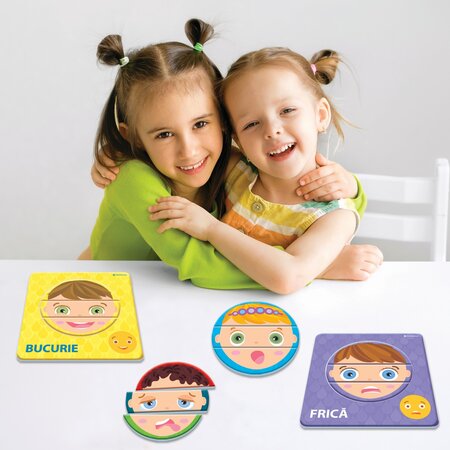 Joc educativ Emotiile pe fata mea Agerino, 2-4 ani, Clementoni 783220
