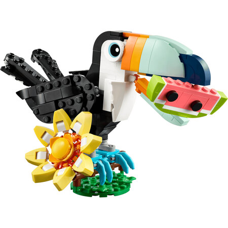 Animale salbatice tucan tropical, +7 ani, 225 piese, Lego 783265