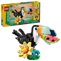 Animale salbatice tucan tropical, +7 ani, 225 piese, Lego