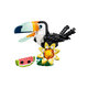 Animale salbatice tucan tropical, +7 ani, 225 piese, Lego 783268