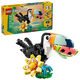 Animale salbatice tucan tropical, +7 ani, 225 piese, Lego 783249