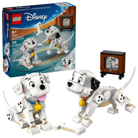 Catelusii Lucky si Penny din 101 Dalmatieni Disney, +6 ani, 43271, Lego