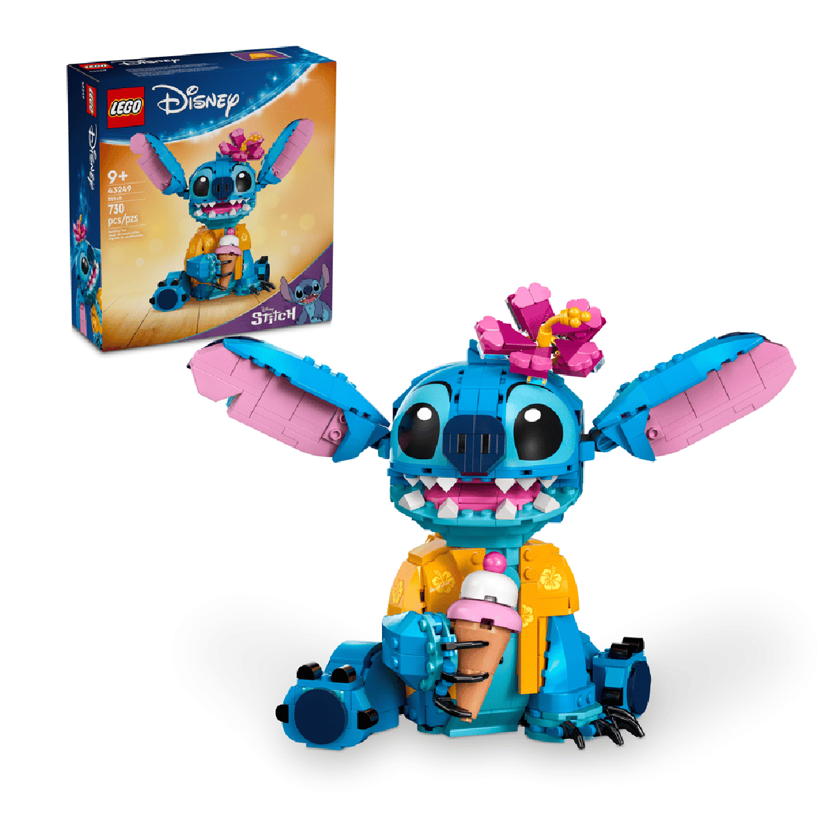 Stitch Disney, +9 ani, 43249, 730 piese, Lego