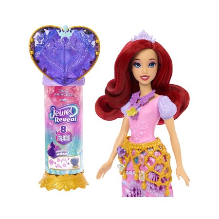 Papusa Ariel Jewel Reveal, 3 ani+, Disney 783367