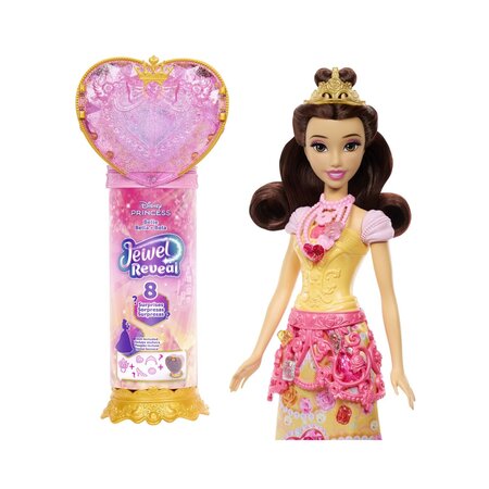 Papusa Belle Jewel Reveal, 3 ani+, Disney 783374