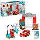 Vizita lui Mcqueen la garajul lui Doc Duplo, 2 ani, 10456, 35 piese, Lego 783388
