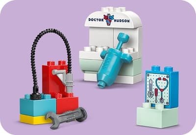 LEGO DUPLO Masini garaj colorat cu accesorii de mecanic