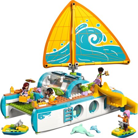 Calatorie aventuroasa cu barca Friends, +8 ani, 42664, 685 piese, Lego 783444