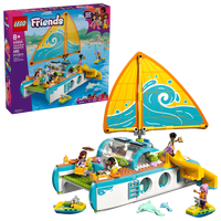 Calatorie aventuroasa cu barca Friends, +8 ani, 42664, 685 piese, Lego