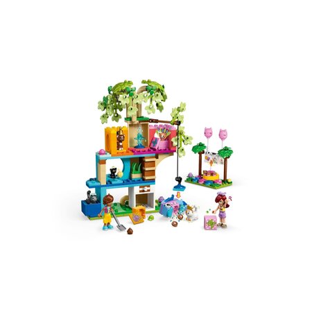 Petrecere de ziua de nastere a pisicii si casuta din copac Friends, 6 ani+, 42666, 321 piese, Lego 783479