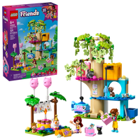 Petrecere de ziua de nastere a pisicii si casuta din copac Friends, 6 ani+, 42666, 321 piese, Lego