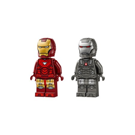 Iron Man si War Machine vs Dronele Hammer Marvel, +7 ani, 76320, 204 piese, Lego 783540
