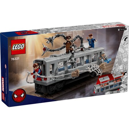 Lupta pe acoperisul trenului dintre Omul Paianjen si Doc Ock Marv, +9 ani, 76321, 393 piese, Lego 783561