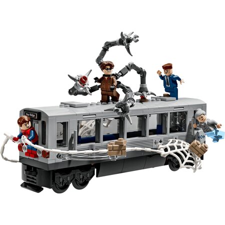 Lupta pe acoperisul trenului dintre Omul Paianjen si Doc Ock Marv, +9 ani, 76321, 393 piese, Lego 783557