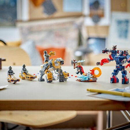 Razbunatorii Thor vs Chitauri:sfarsitul jocului Marvel, +8 ani, 76322, 373 piese, Lego 783589